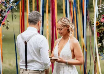 Ringe anstecken Hochzeit Foto