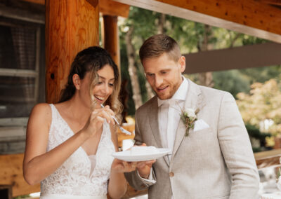 Hochzeitstorte essen chäferhütte föteli vom mötteli