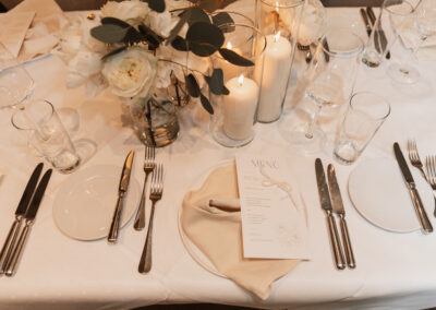 Tischdeko Hotel Bloom Hochzeitsbilder in Winterthur