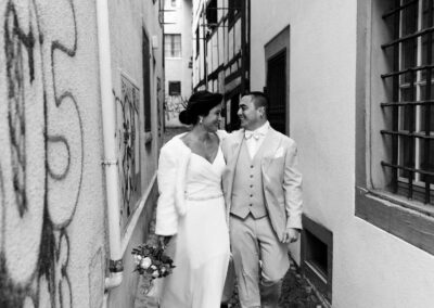 Maronigässli Hochzeitsfotograf in Bülach Föteli vom Mötteli
