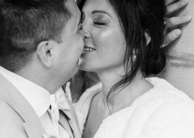 Brautpaar Kuss Hochzeitsfotograf in Bülach