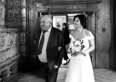 Braut mit Vater Hochzeitsfotograf in Bülach
